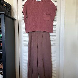 FP Beach (Free People) in mauve/dusty rose, size M